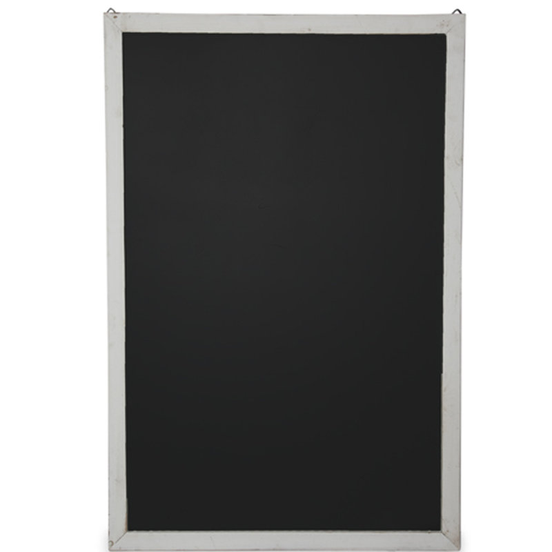 Tableau noir en bois, Blanc vieilli, H 3 pi x l 2 pi
