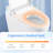 One - Piece Bidet Toilet Seat Smart Toilet, Auto Flush And Open/Close, Adjustable Temp Heated Seat, Warm Water Dry, Remote Control Side Know, Sensor For Cover Operation, Female Wash Rear Modes,