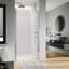 Madarisse Pivot Framed Shower Door with Clear Glass-2067879802