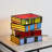 6.7" Tiffany Style Stacked Books Stained Glass Table Lamp (Bulb Included) For Bedroom Nightstand Living Room Study Library
