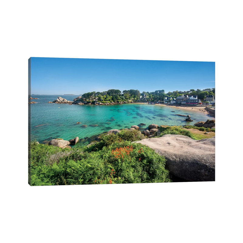 Saint Guirec Beach, 30.48cm H x 45.72cm W