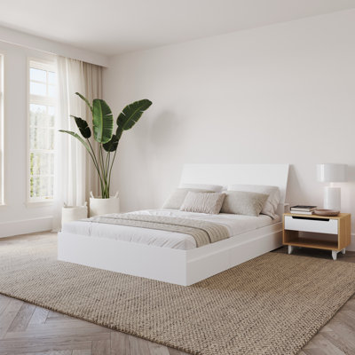 Ensemble de chambre à coucher avec rangement réversible 2 pièces Numan