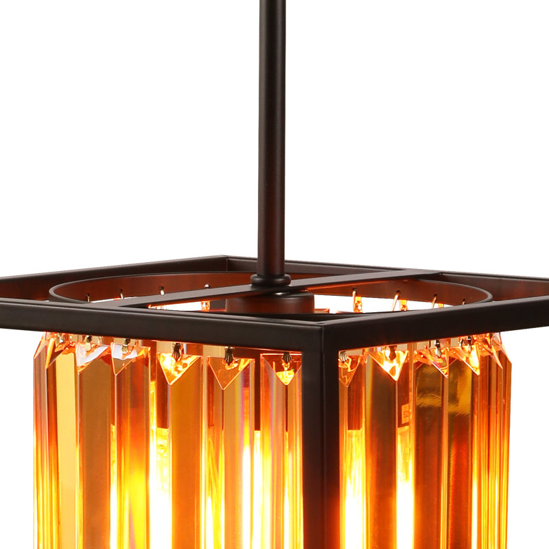 Luminaire suspendu en cristal pour îlot de cuisine Riggins