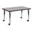 Goddard Mobile 24''W x 48''L Rectangular HP Laminate Activity Table - Adjustable Legs-12526310-40433204