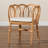 Lachance 24.5" W Rattan Barrel Chair