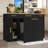Drop Leaf Rolling Kitchen Island Cart With Pull Out Trash Can Storage Modular Kitchen Island-571810916