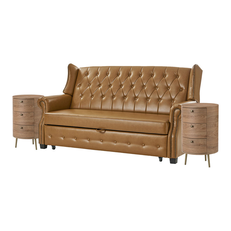 Castres Transitional 2-Piece Living Room Set With Sofa And End Table