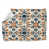 Orange/White/Blue Floral