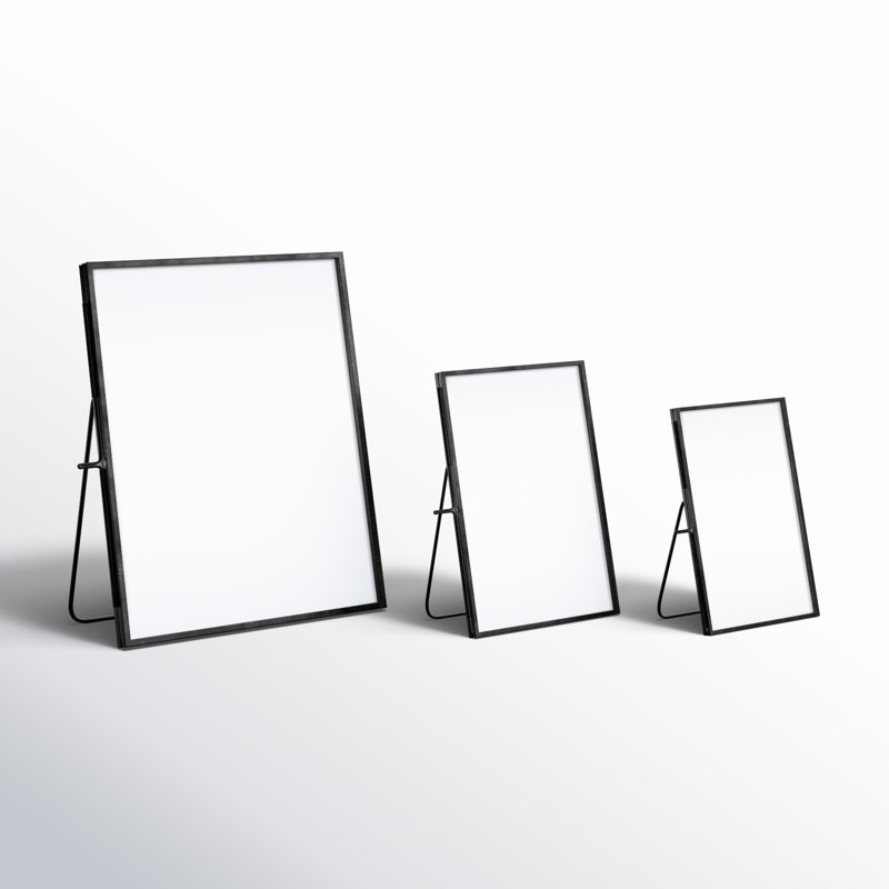 Bradwell Metal Picture Frame - Set of 3, Black