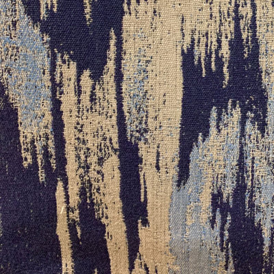 Coussin décoratif d’intérieur/extérieur bleu océan Plutus