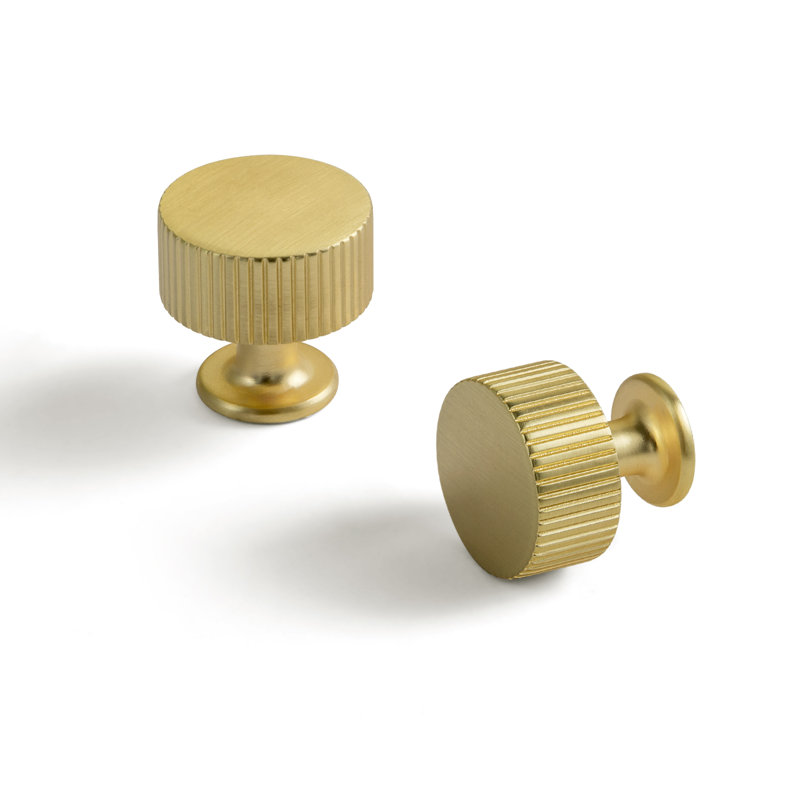 Diameter Circle Knob, 1.1", Antique Brass