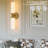 16.5" Rechargeable Dimmable Wall Sconce with Remote & Bulbs-883416714