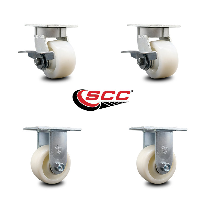 Kingpinless Nylon Caster