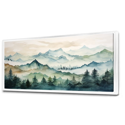 Green Summit Japan mountains - Japan Framed Art