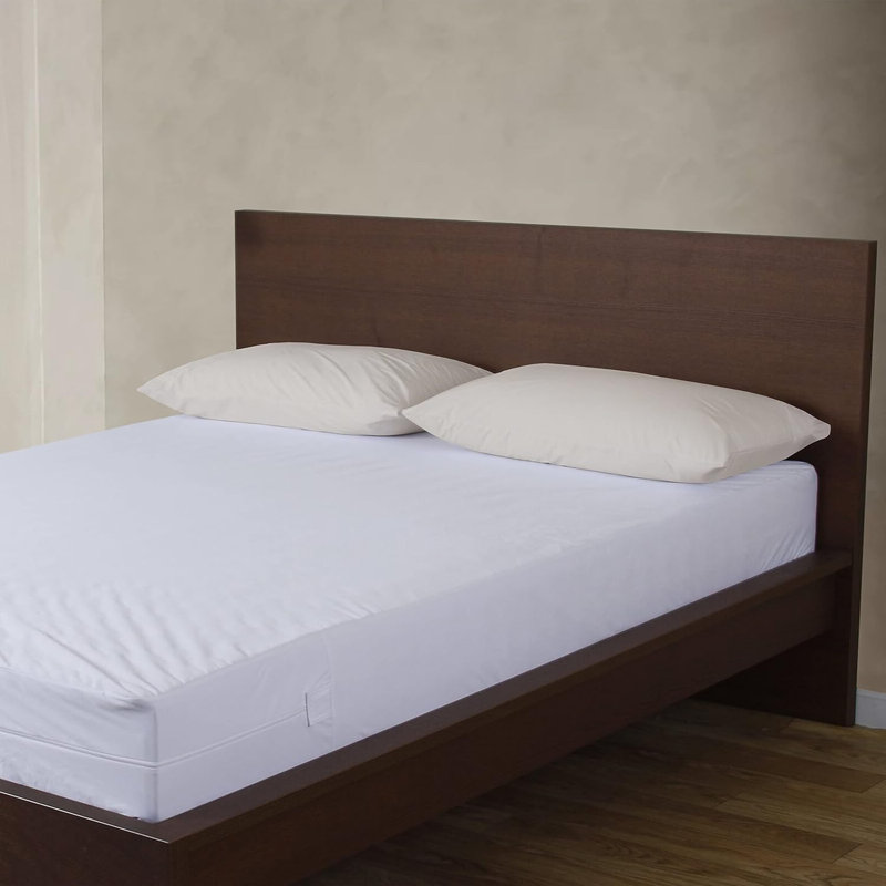 100% Organic Cotton 300 Thread Count Sateen Pillowcase, Queen, Ivory