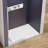 Shower Panel Screen Single Fixed Panel, 3/8 Inch Tempered Glass, Easy Clean Glass Shower Wall Screen (35"w X 74"h)-115435652