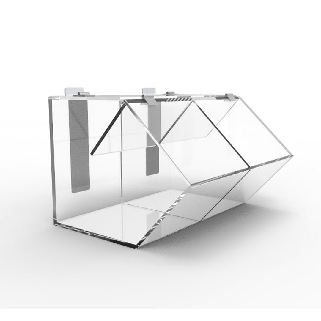 Clear Acrylic Candy Bin with Transparent Plexiglass Candy Dispenser for Treats Display Prep & Savour