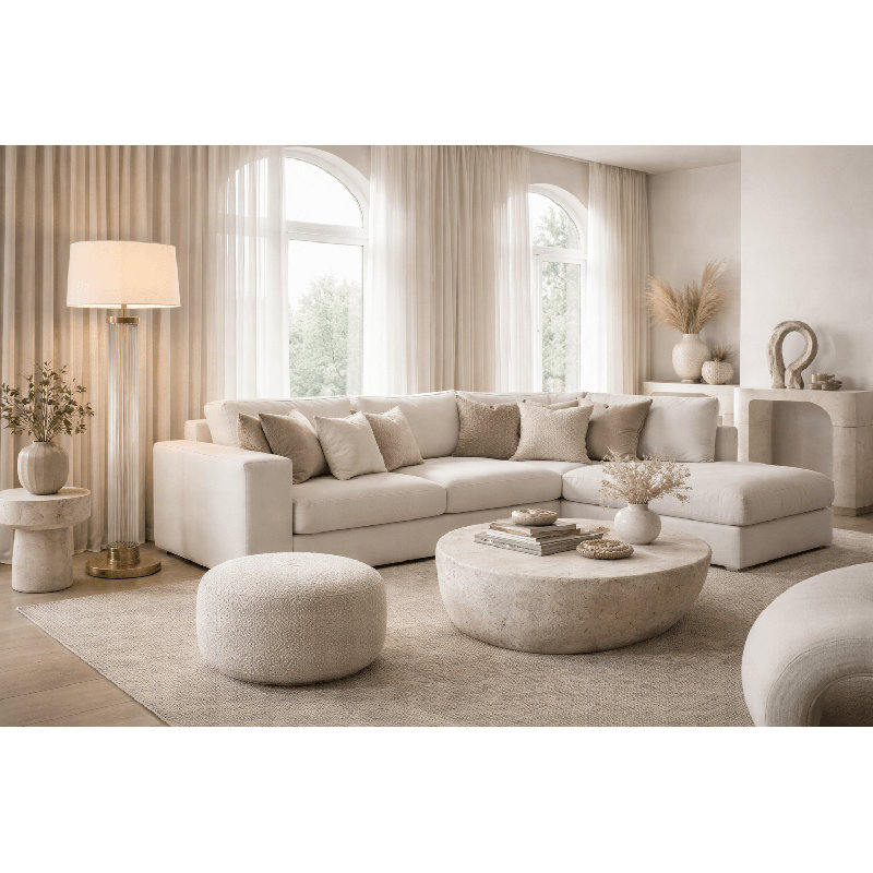 Lucent Reed Crystal Column Floor Lamp