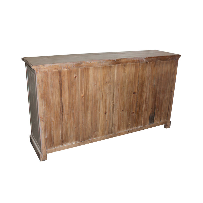 Table buffet Robson, Gris / naturel