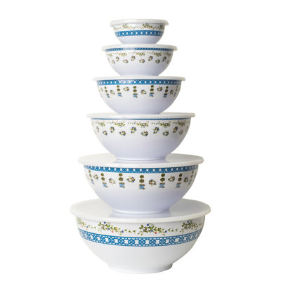 Trellis And Topiary Covered Mixing/Storage Bowls