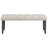 6-Piece Farmhouse Dining Table Set 72" Wood Rectangular Table, 4 Upholstered Chairs with Bench-1277618495