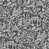 Secret Garden Botanical Toile Design 33' L x 21" W Wallpaper Roll