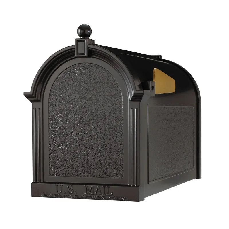 Black Streetside Mailbox, Black