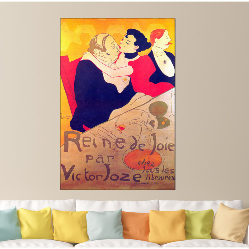 Henri De Toulouse-Lautrec - Wrapped Canvas Print, 135cm H x 90cm W x 1.8cm D