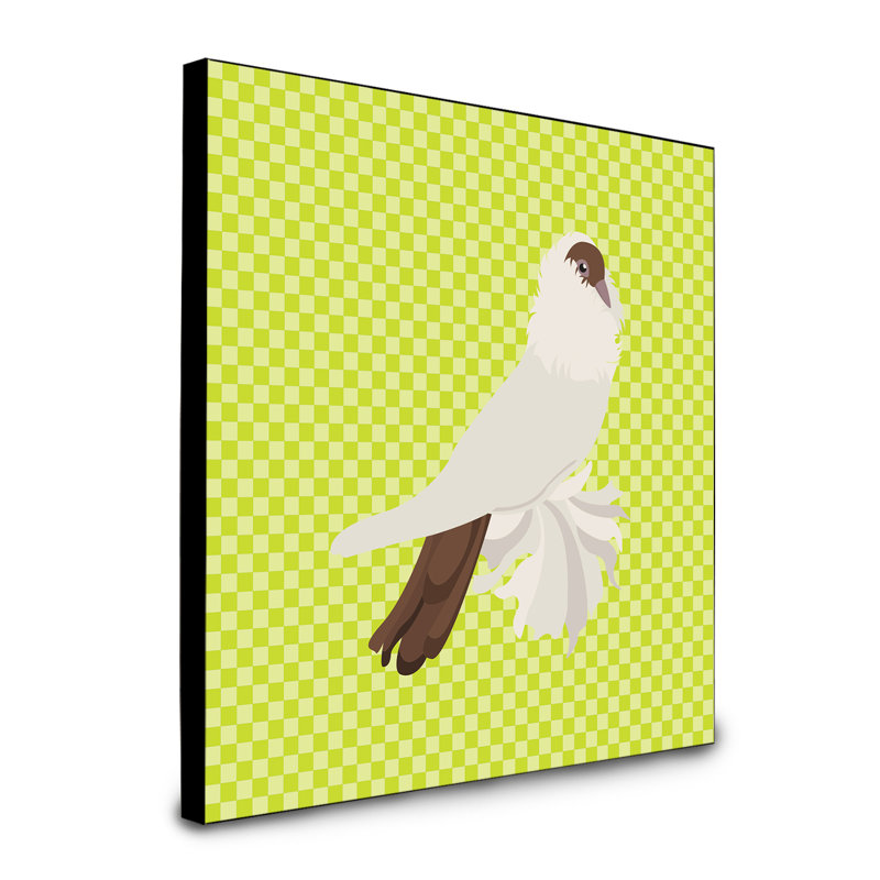 Panneau mural en art casque-allemand pigeon Southfield, Vert