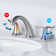 Widespread 2-handle Bathroom Faucet with Drain Assembly