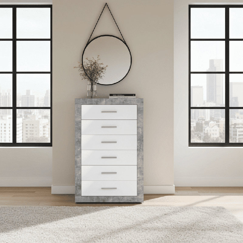 66cm W 6 - Drawer Chest of Drawers