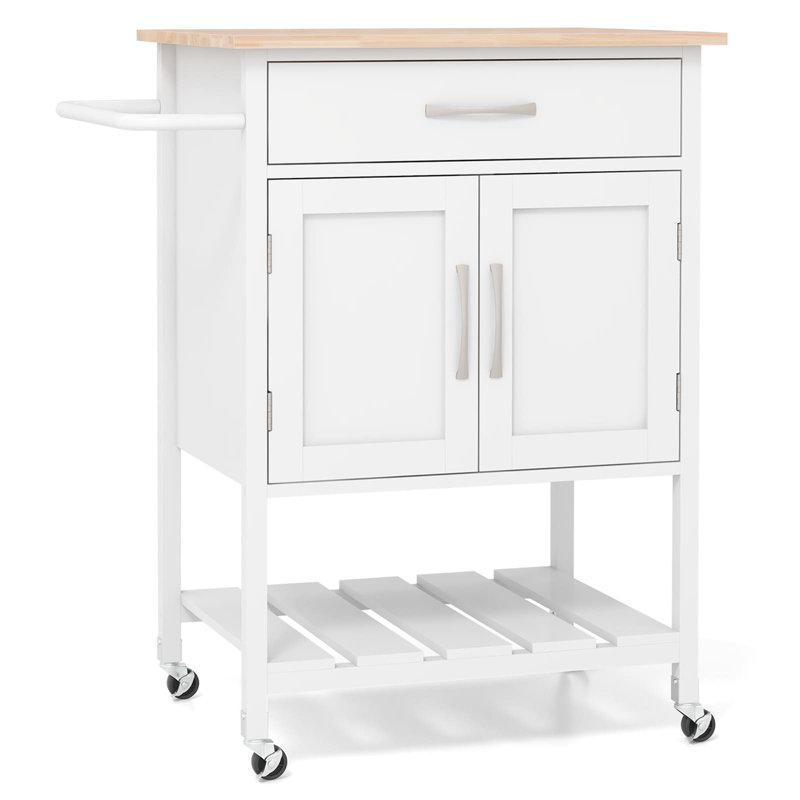 Nepeta Kitchen Cart, White