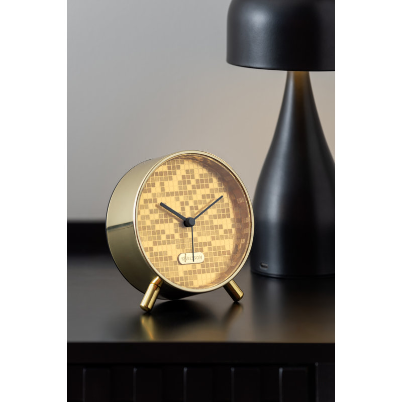 Iron Mechanical Alarm Clock, Gold