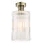 EMERSON 1LT SEMI FLUSH CW CYLINDER GLASS-1289499700