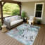 Tapis floral intérieur / extérieur lavable à la machine Jenning ACN2264-340930709