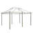 Outsunny Patio Gazebo, Outdoor Gazebo Canopy Shelter with Curtains, Vented Roof, Steel Frame for Garden, Lawn, Backyard and Deck-116010886