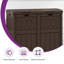 Boîte de rangement en résine 61 gallons Balconera-100724480