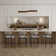 Upholstered 25.8" Counter Stool,  Modern Sleek Bar Chair (Set of 2)