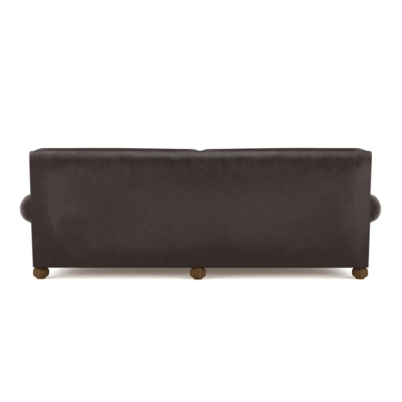 Sofa Bed, Leather Chocolate