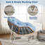 Chaise berçante d'extérieur et d'intérieur en osier Dimitritchka-2111635319-2111635323