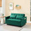 Lit en velours de 55 po, 2 avec coussin éponge, structure en bois massif et en métal pour différentes zones