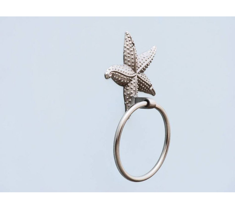 Towel Ring, Brushed Nickel