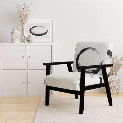 Chaise d'appoint abstraite minimaliste - Cercle de tranquillité
