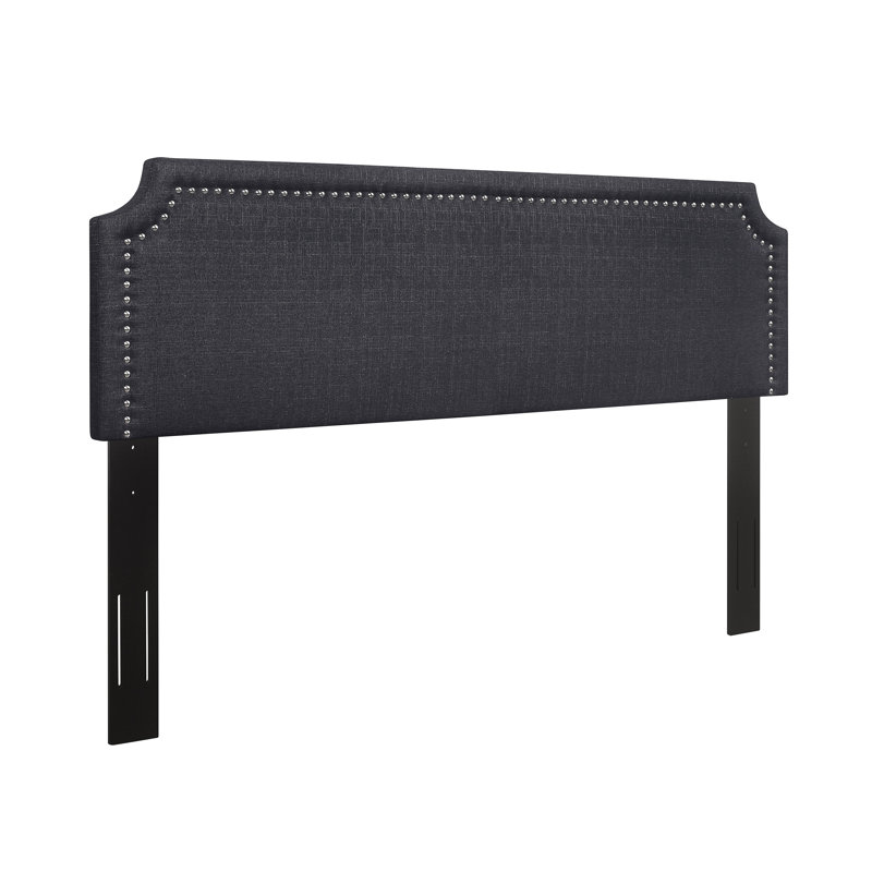 Daleiza Upholstered Headboard, Dark Gray, King