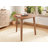 Modern Triangular Wood Side Table with Sturdy Legs for Compact Living Spaces