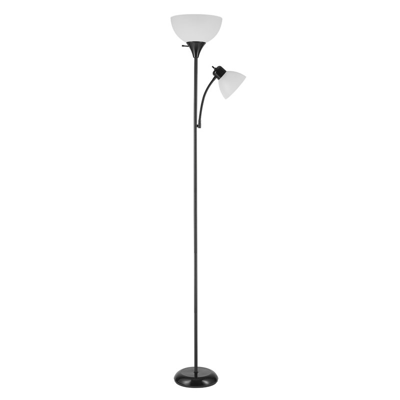 Carleshia 72'' Floor Lamp, Black