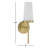 Doha Metal Wallchiere in Brass-186006501