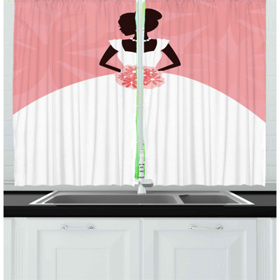 Pointed Kitchen Curtain