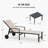 Outdoor Chaise Lounge with Table-96273534