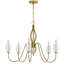 Lustre en métal 5 lumières Kalamaria